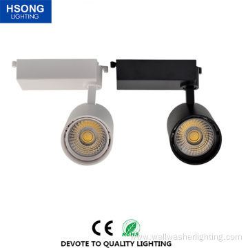 Die-casting Aluminium COB 30W Led dimmable track light